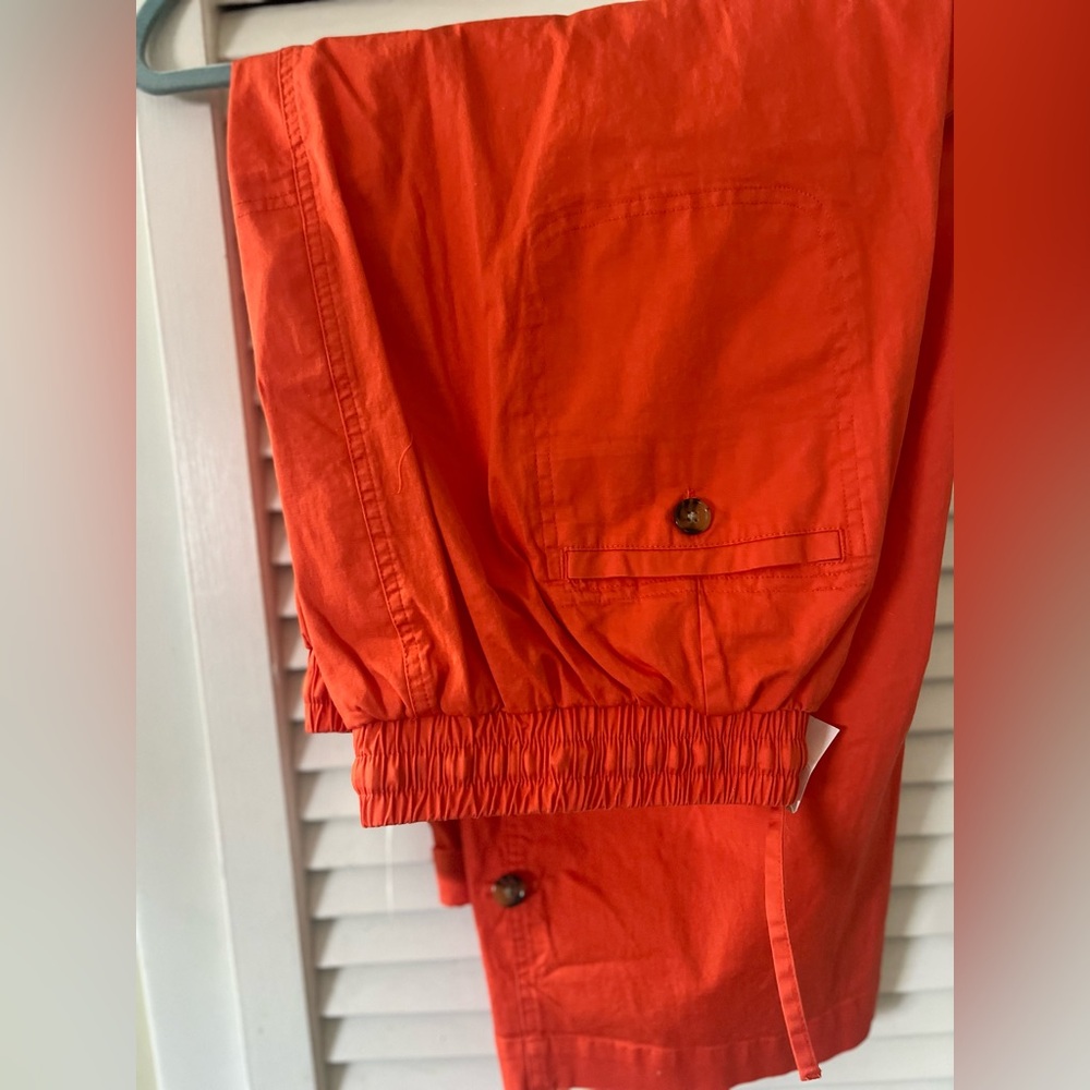 Cato Hi-Rise Orange Crop Pants